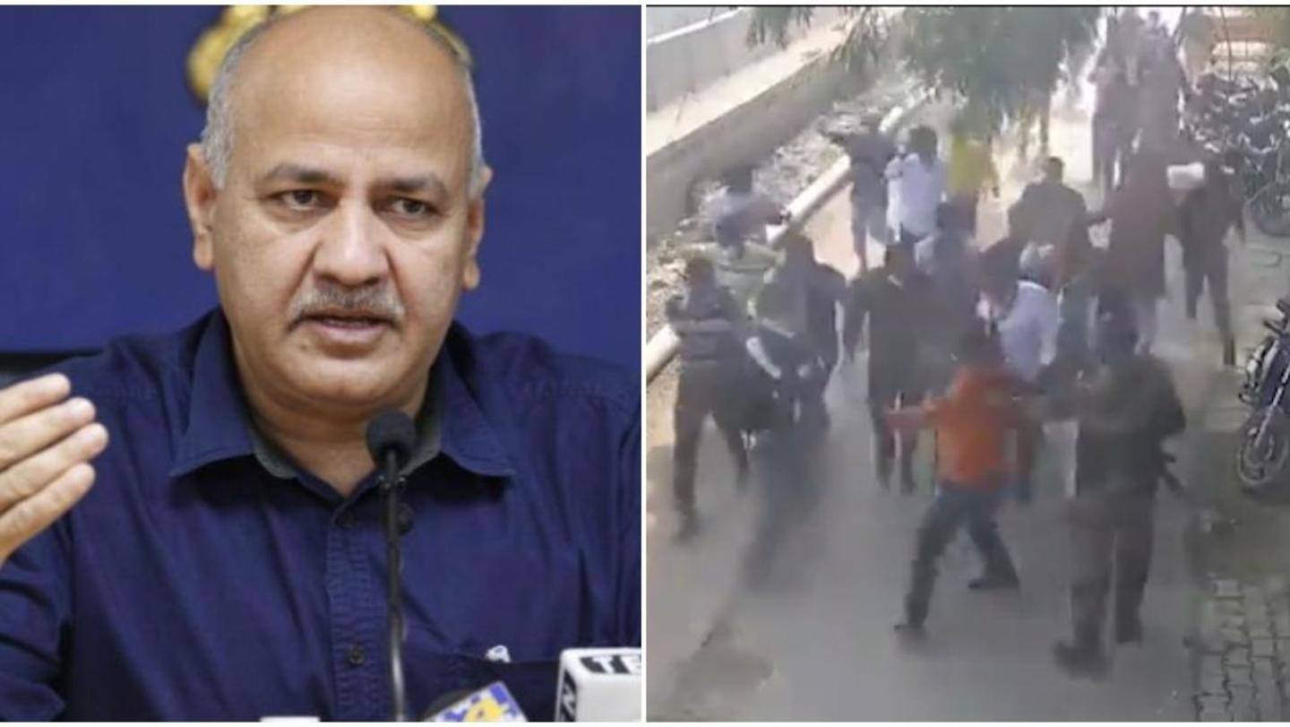 BJP goons attacked Delhi Deputy CM Manish Sisodia's house: AAP