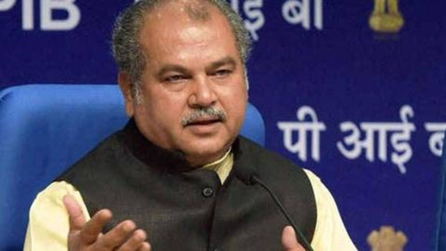 Rs. 17,986 crore disbursed to farmers: Tomar Rs. 17,986 crore disbursed to farmers: Tomar