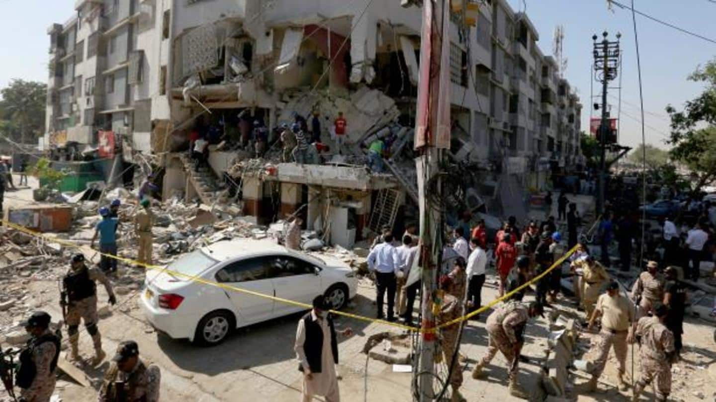 At least 5 dead after explosion in Karachi; 20 injured