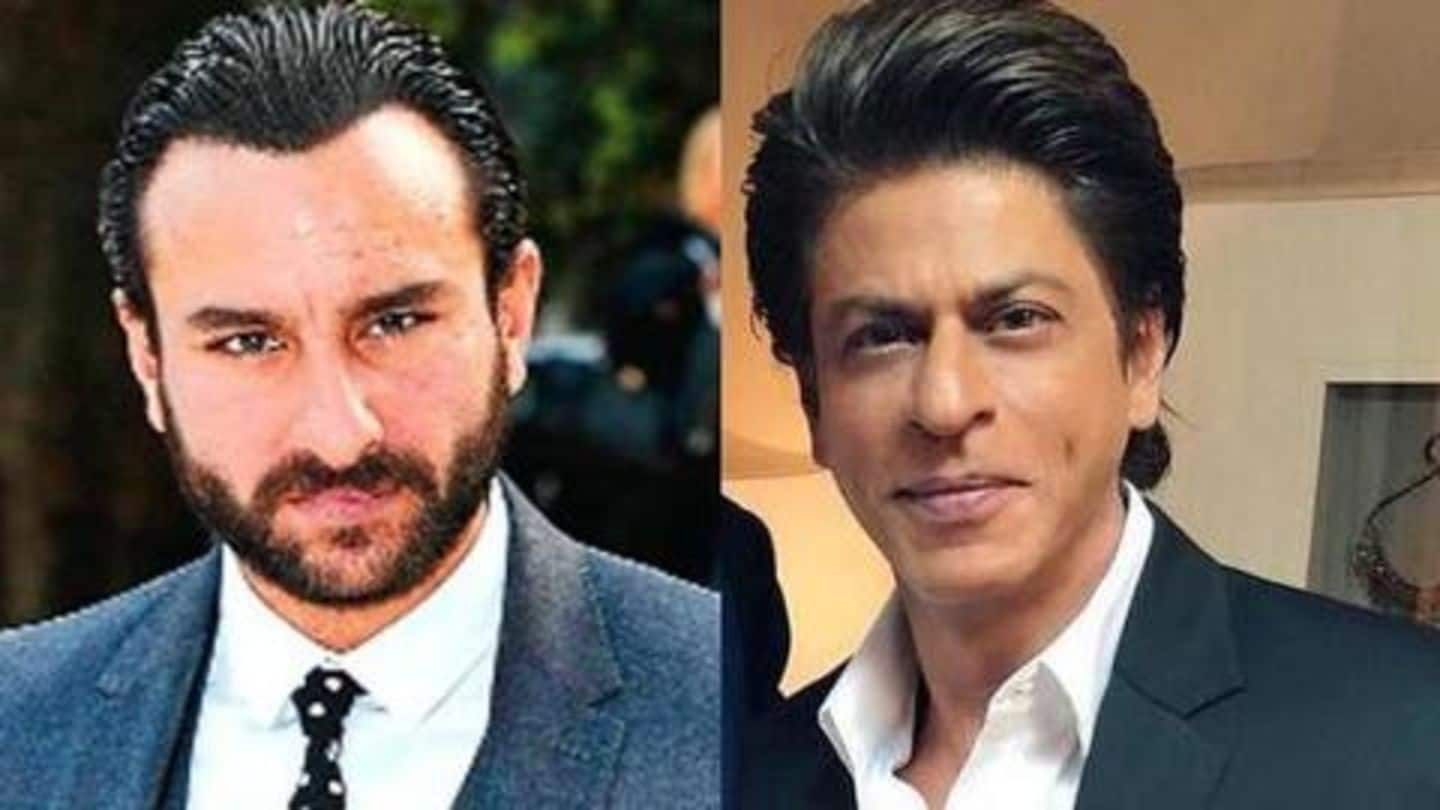 Saif Ali says SRK made his career playing 'male stalker'