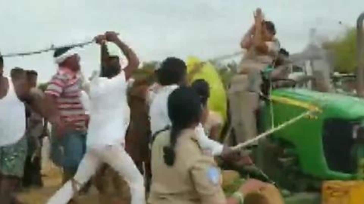 TRS workers thrash officer for planting trees in depleted forest