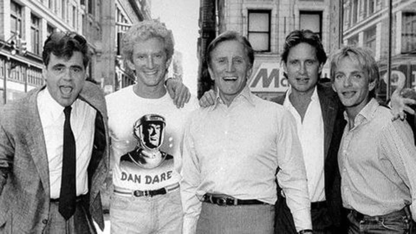 Douglas married twice; had two sons from each marriage Douglas married twice; had two sons from each marriage