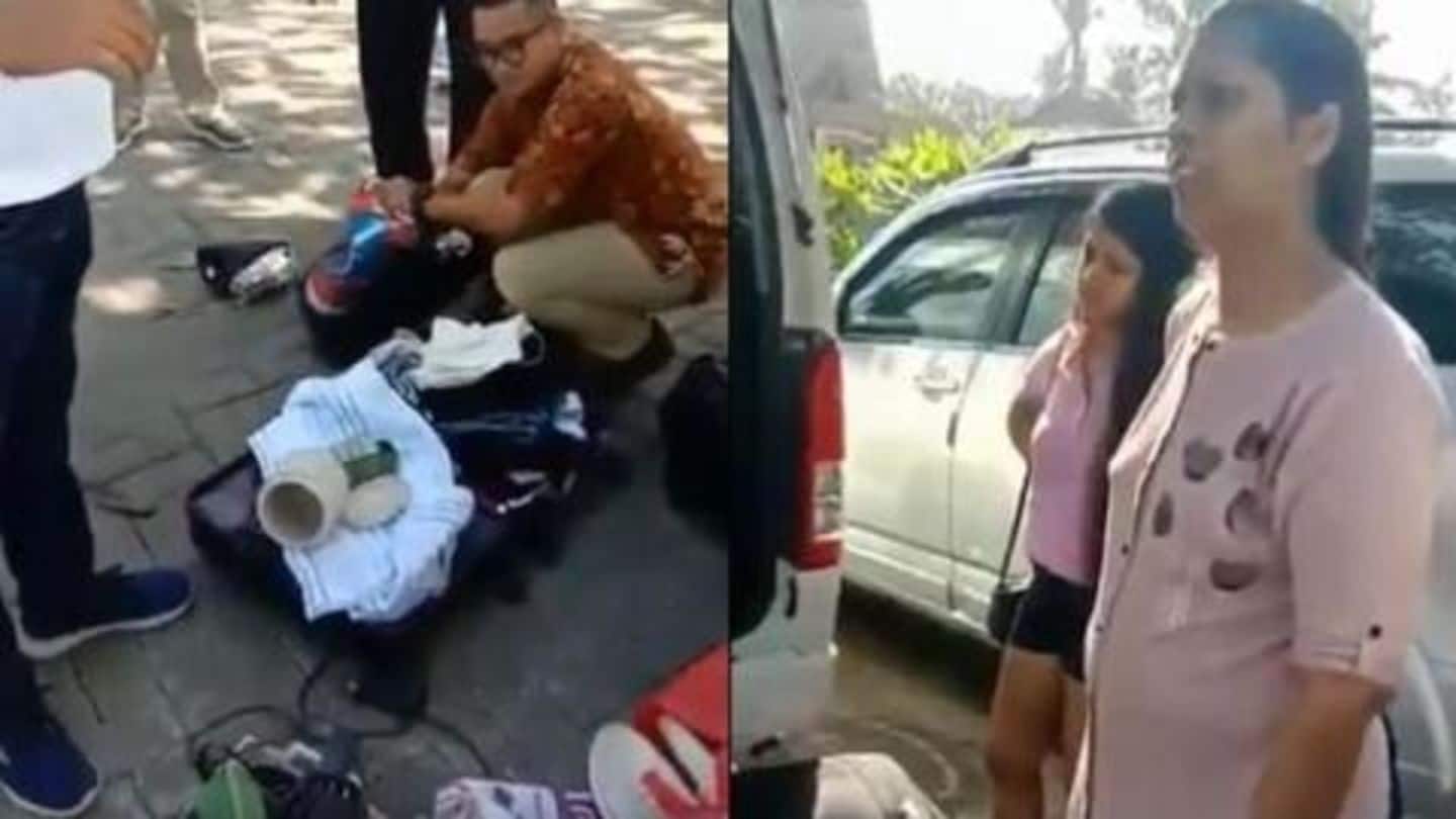 Indian family steals stuff from Bali hotel; caught on video
