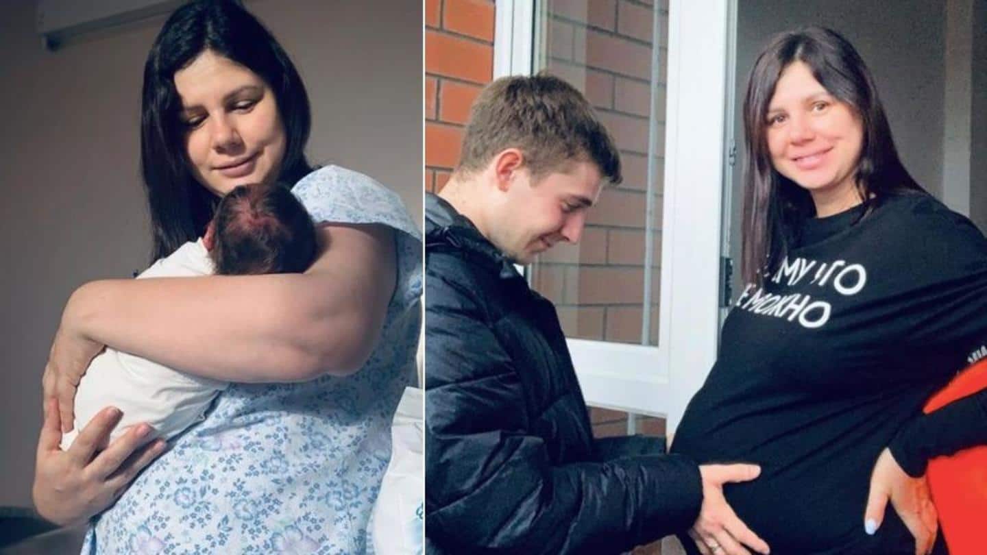 Russian influencer, who married stepson, gives birth to their daughter