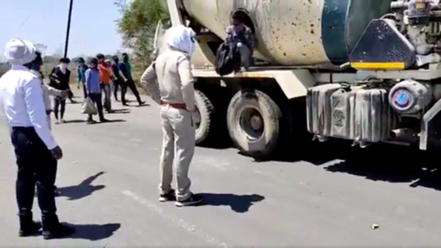 Truck was stopped at Panth Piplai; driver's nervousness raised suspicion Truck was stopped at Panth Piplai; driver's nervousness raised suspicion