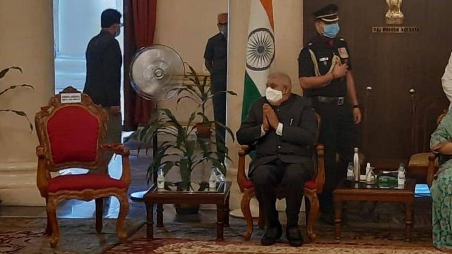 Banerjee paid 'courtesy visit' to Raj Bhawan; skipped I-Day event Banerjee paid 'courtesy visit' to Raj Bhawan; skipped I-Day event