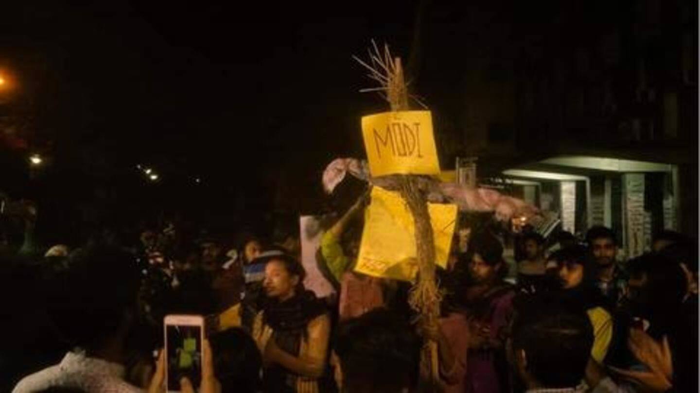 Protests also held at BHU, IISc, Jadavpur University, etc. Protests also held at BHU, IISc, Jadavpur University, etc.