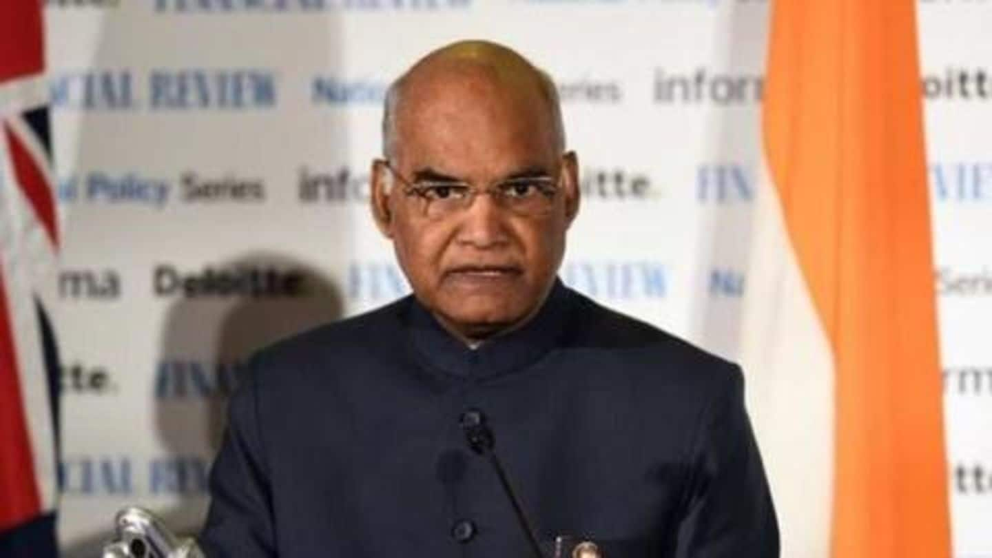 President Ram Nath Kovind denied permission to enter Pakistan airspace