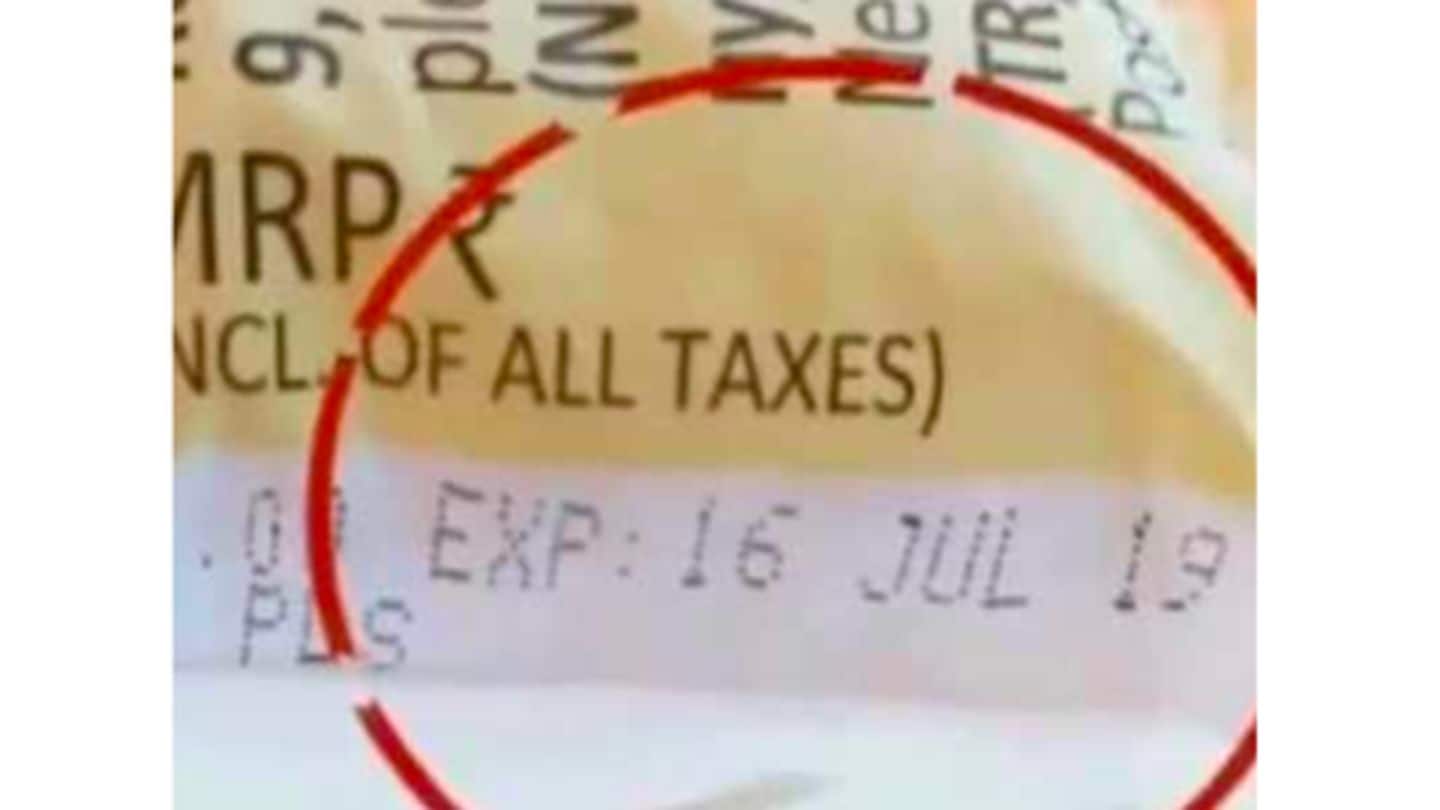 Oil packets distributed in Kolluru block expired on July 16 Oil packets distributed in Kolluru block expired on July 16