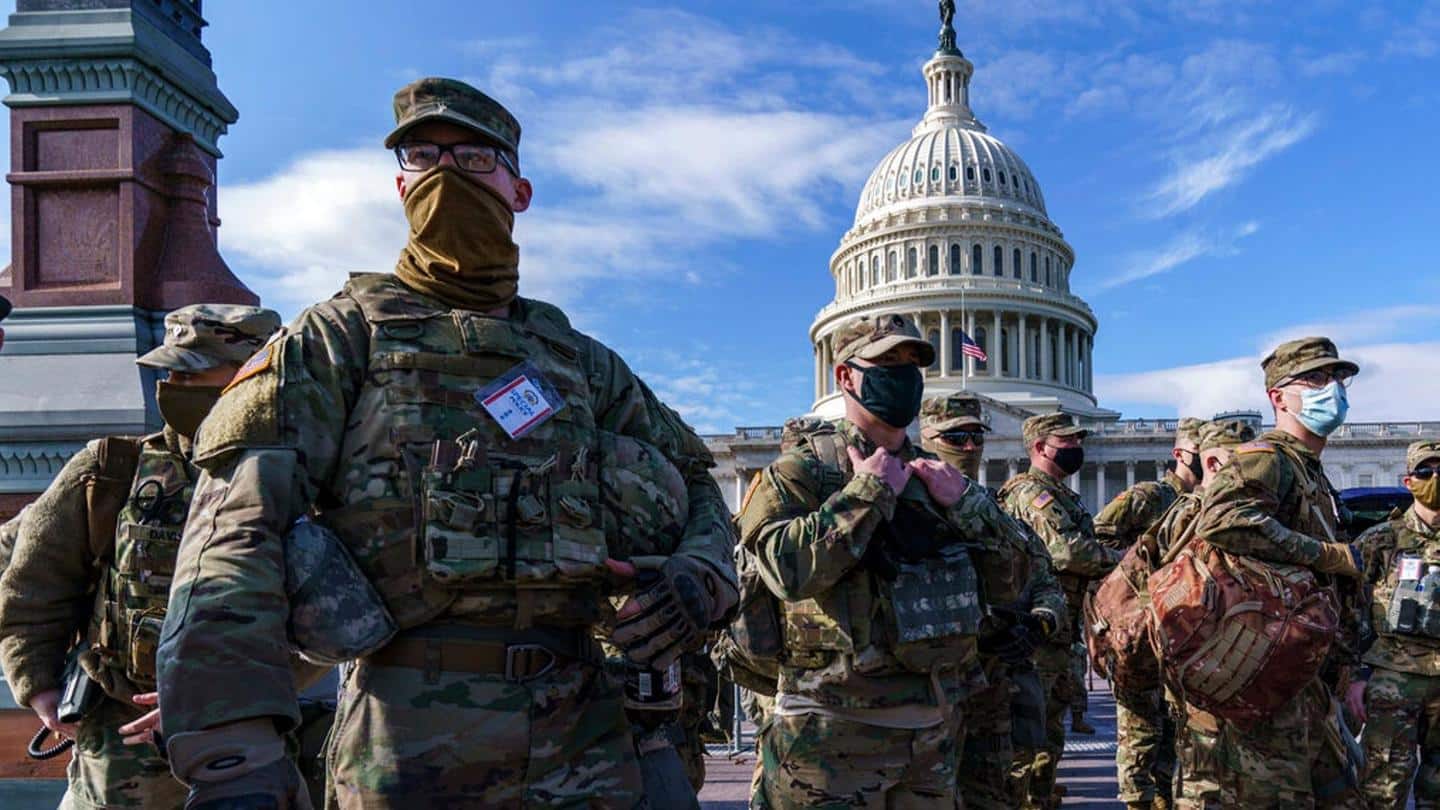 Biden's inauguration: FBI to vet 25,000 National Guard troops