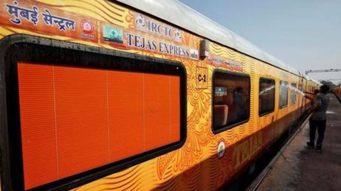 Tejas Express operates on all days except Thursdays Tejas Express operates on all days except Thursdays