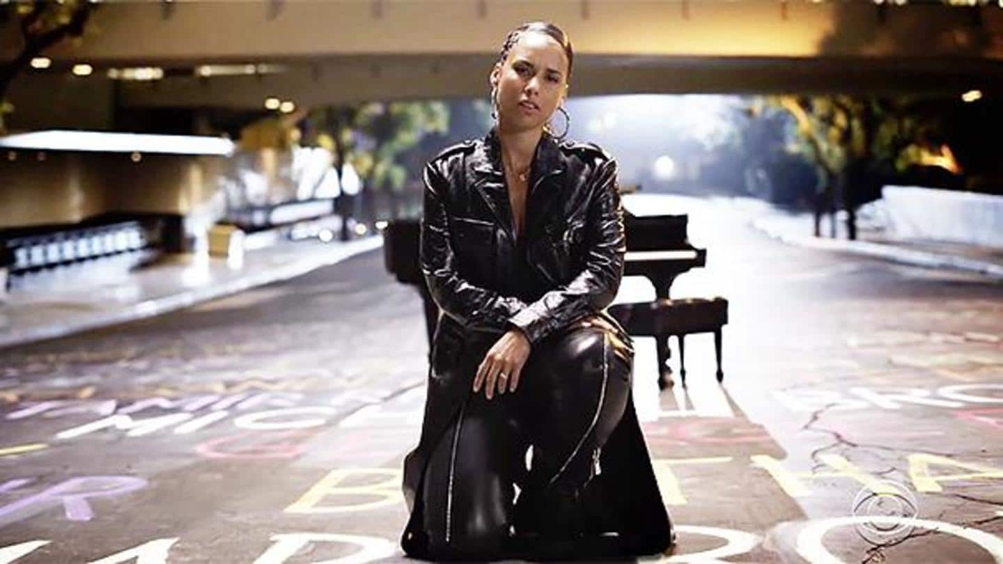 Alicia Keys delivered tear-jerking 'Perfect Way to Die' performance Alicia Keys delivered tear-jerking 'Perfect Way to Die' performance