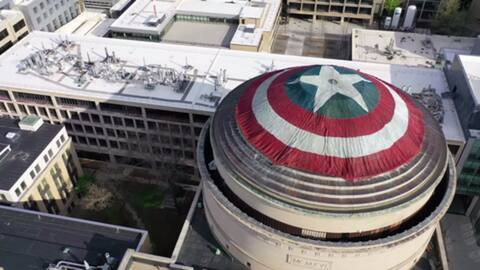 MIT hackers turn Great Dome into Captain America's shield