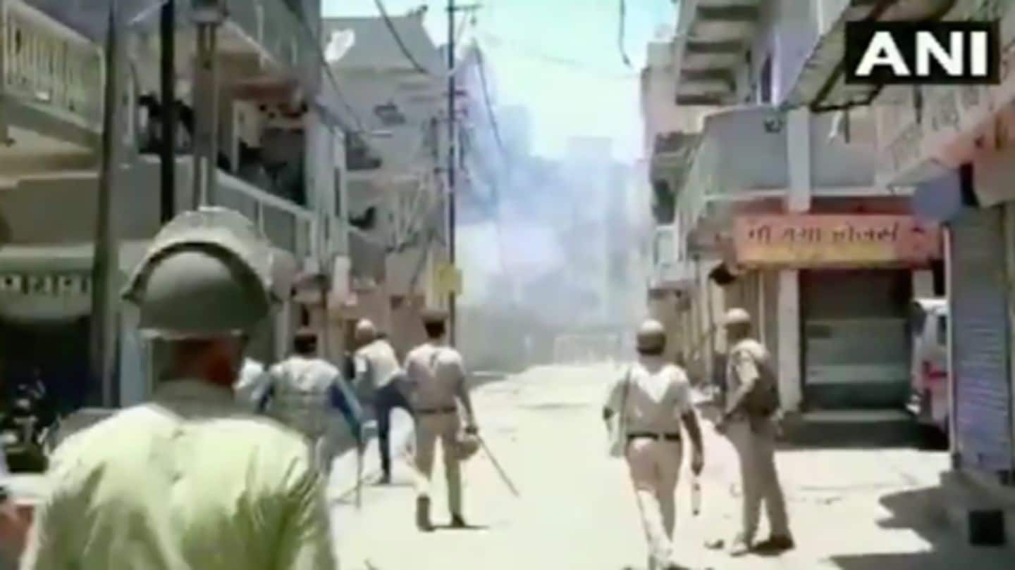 Surat: Migrant workers' protest turns violent; police lob teargas shells