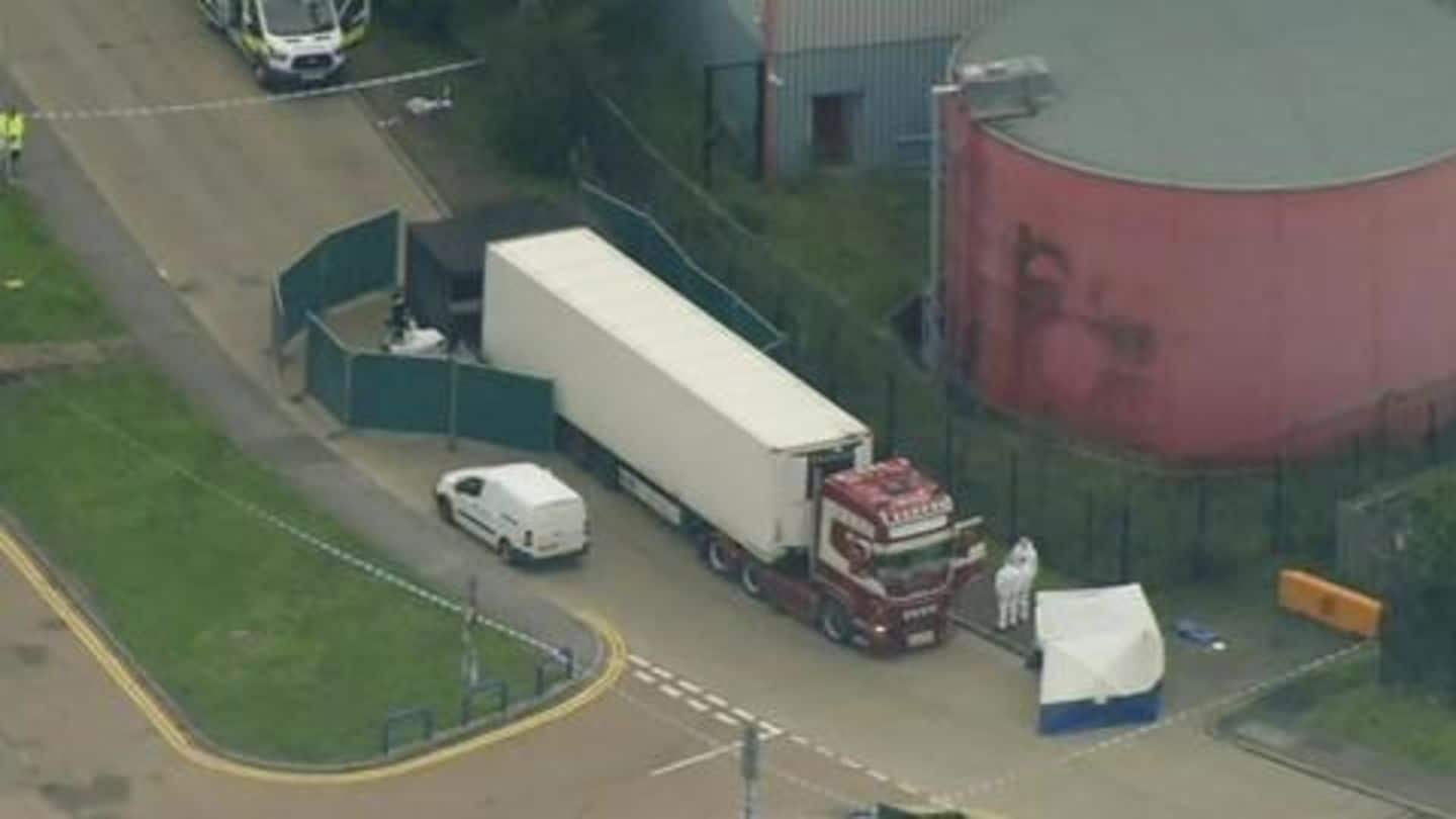 39 bodies found inside truck container near London; probe on