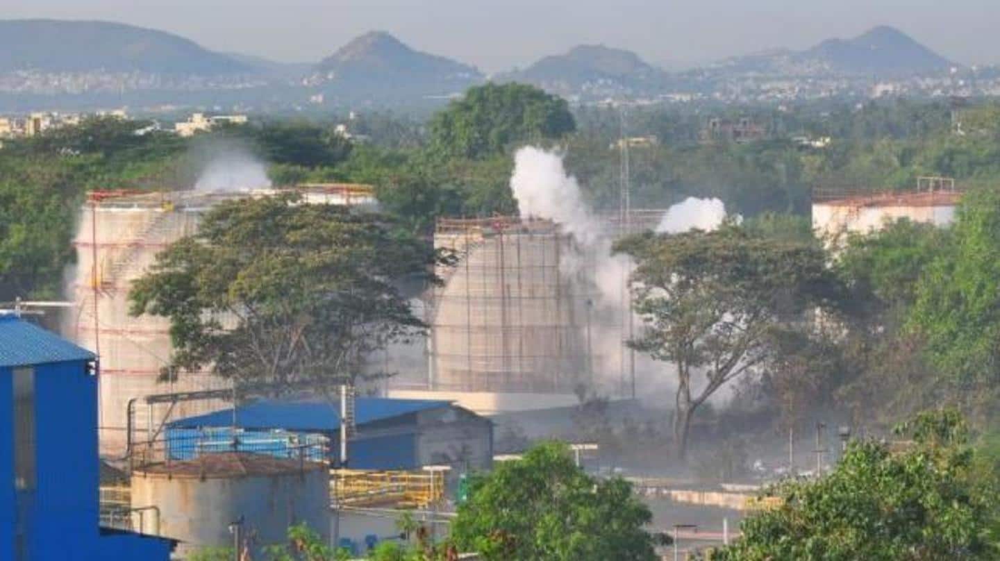In May, gas leak had killed 11 in neighboring Andhra In May, gas leak had killed 11 in neighboring Andhra