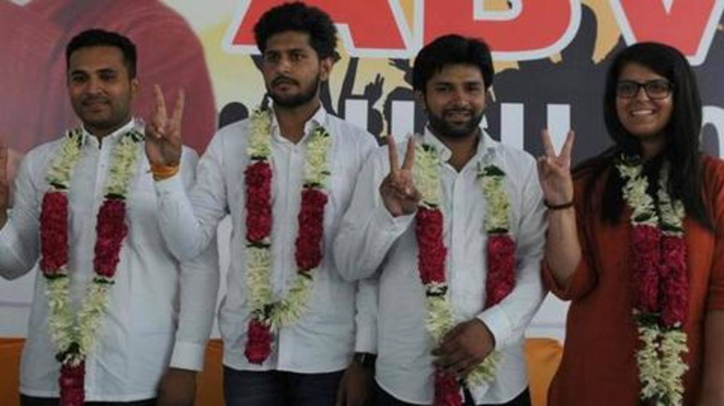 DUSU elections: ABVP bags 3 seats; NSUI takes Secretary's post