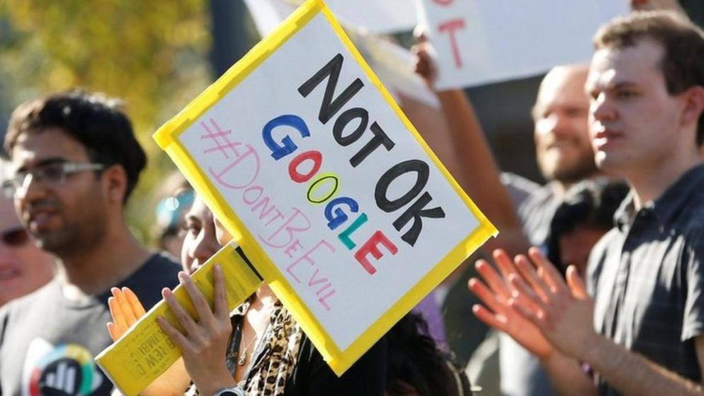 In recent past, Google has faced criticism for mistreating employees In recent past, Google has faced criticism for mistreating employees