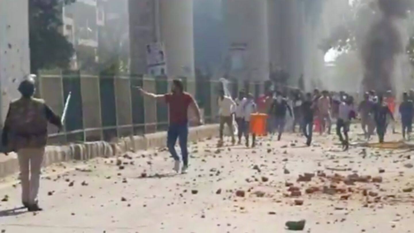 Delhi erupts in violent clashes; police head constable dies
