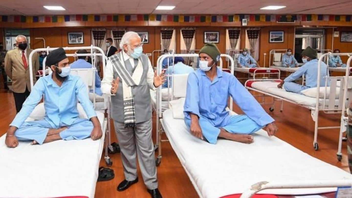 Was Modi's hospital visit to injured soldiers fake? Army clarifies