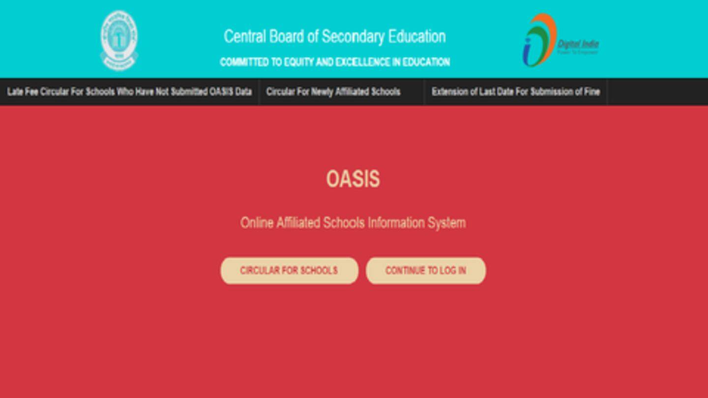Schools to complete OASIS registration until September 30 Schools to complete OASIS registration until September 30