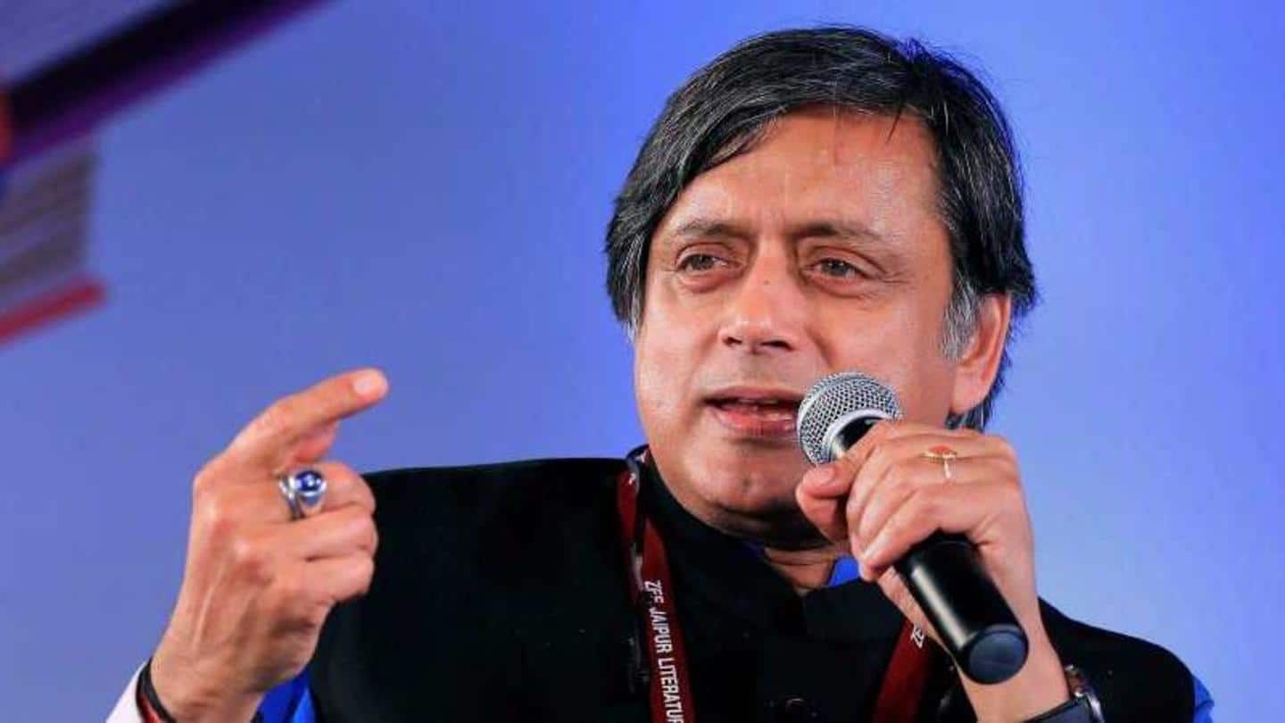 BJP MPs seek Tharoor's removal from parliamentary panel