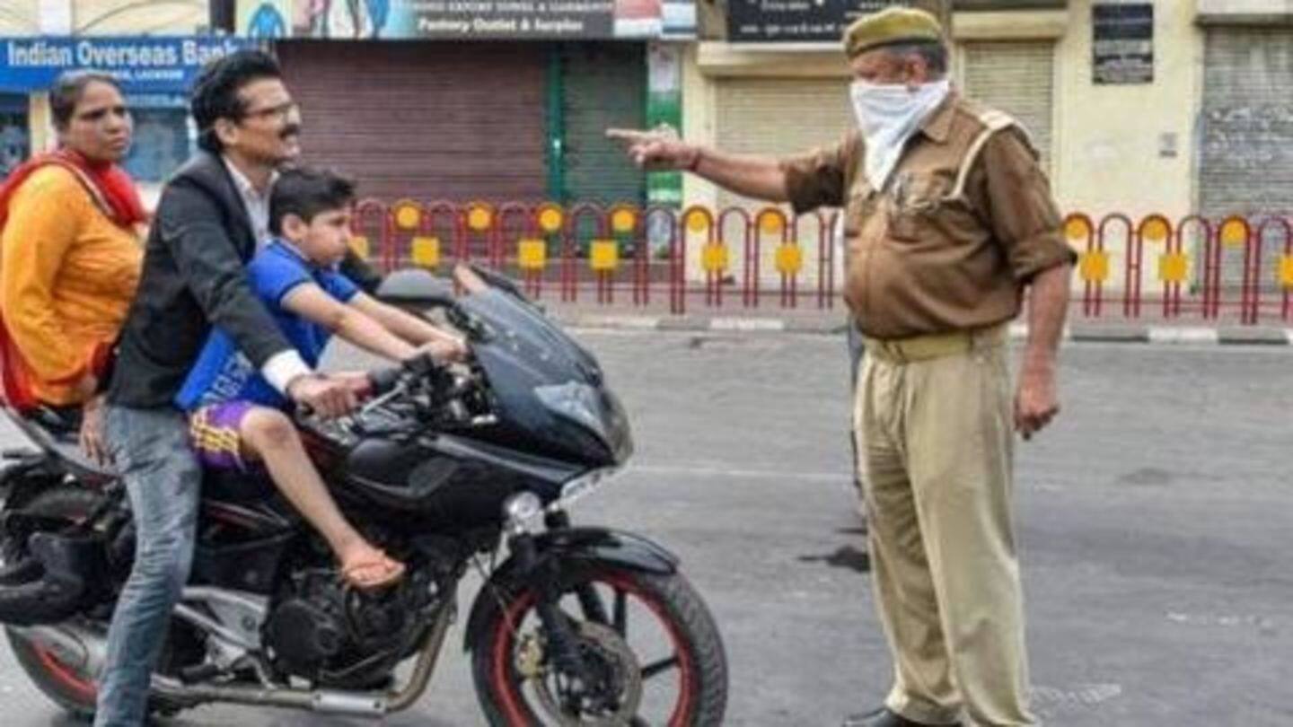Hundreds booked for violating lockdown on first day Hundreds booked for violating lockdown on first day