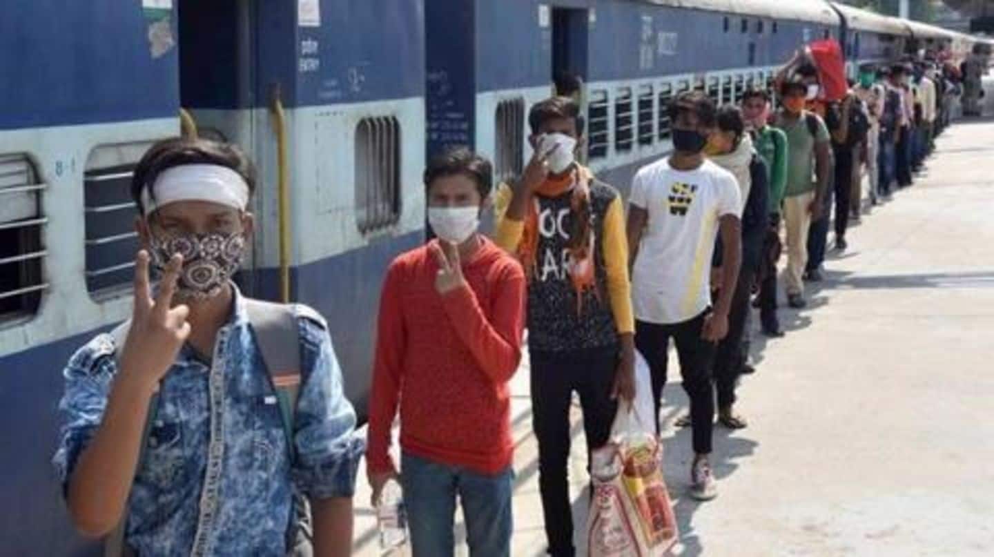 Yesterday, Centre allowed trains to ferry stranded workers Yesterday, Centre allowed trains to ferry stranded workers