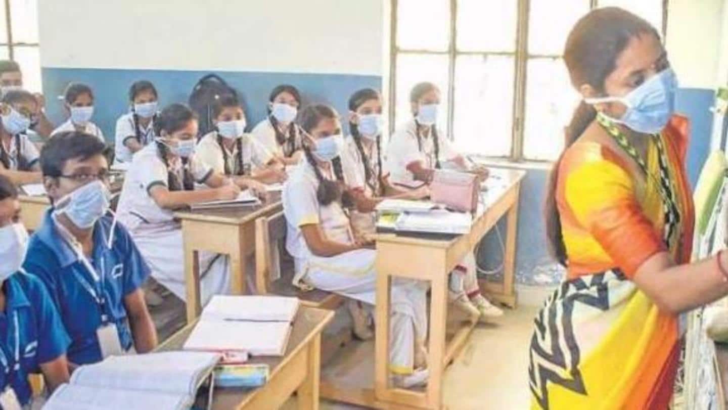 Schools reopening for Classes VI-XII; classes to be staggered Schools reopening for Classes VI-XII; classes to be staggered
