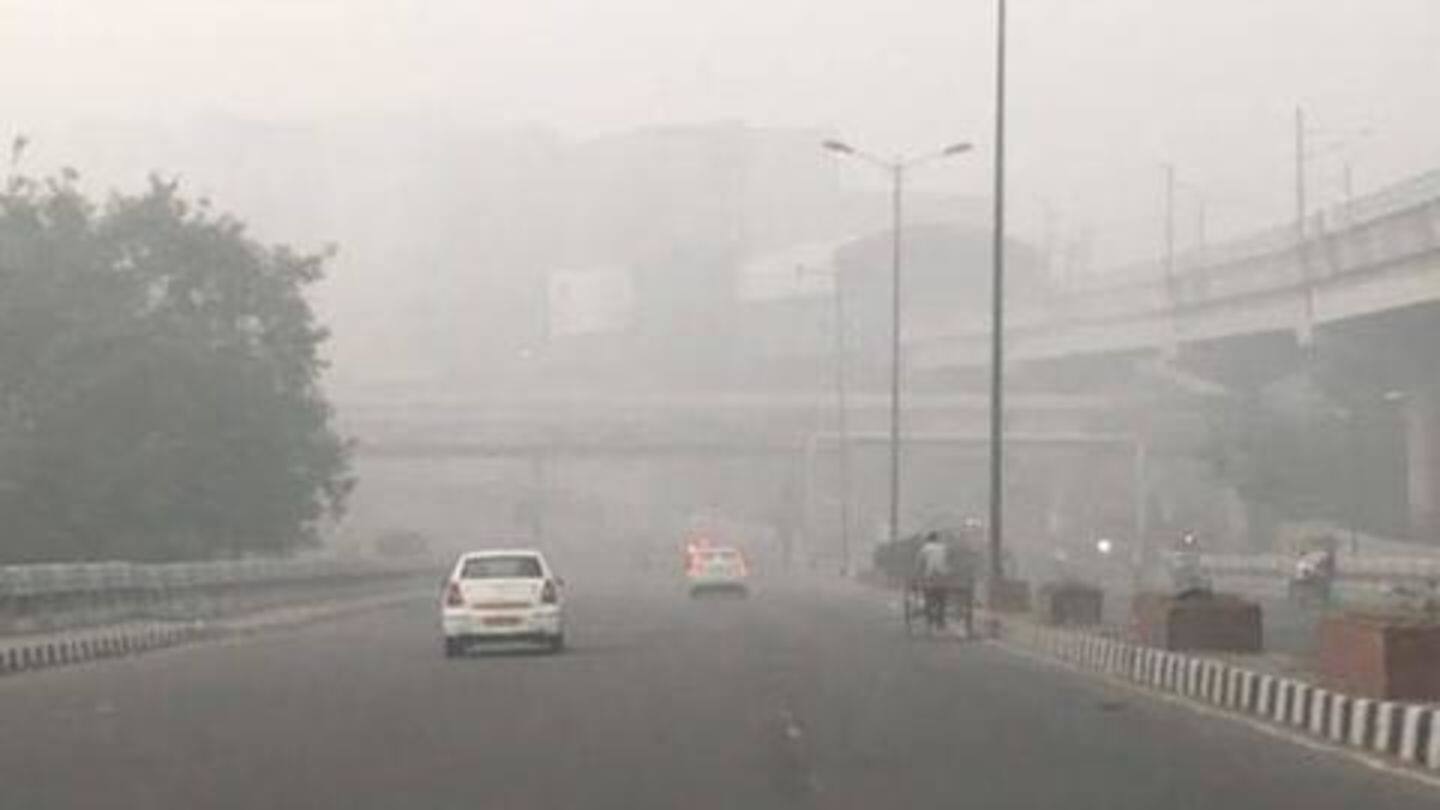 Delhi's air quality fell in 'poor' category on Monday Delhi's air quality fell in 'poor' category on Monday