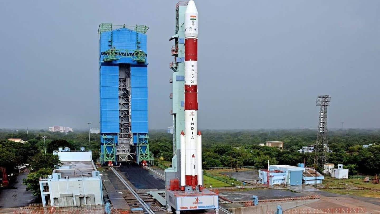 ISRO's PSLV C-49, carrying all-weather earth imaging satellite, lifts off