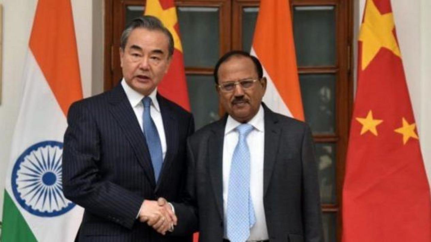 India's NSA and Chinese Foreign Minister held talks on Sunday India's NSA and Chinese Foreign Minister held talks on Sunday