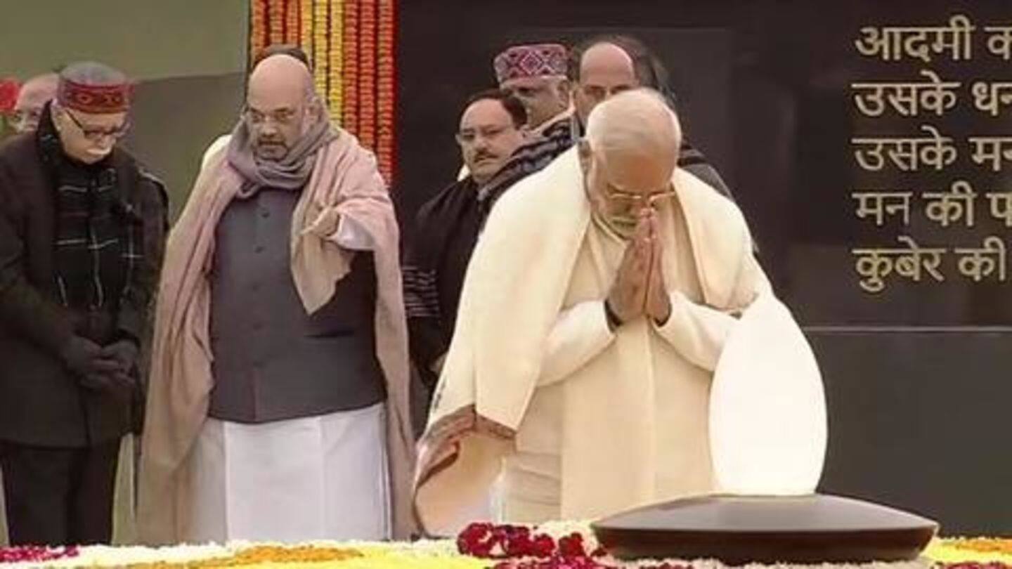 President Kovind, PM Modi pay tributes on Vajpayee's birth anniversary