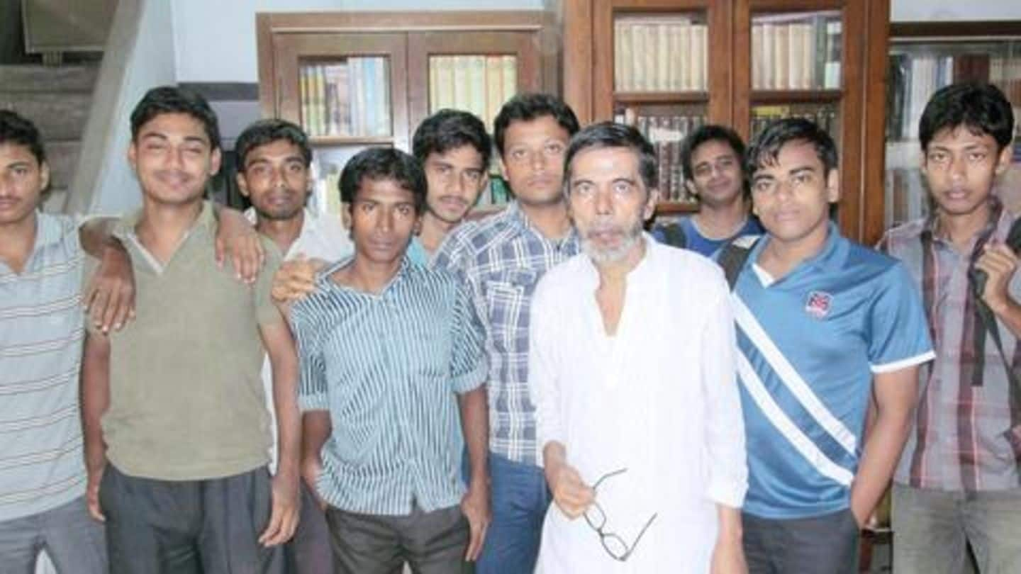 He was once a Naxalite, now teaches students for free