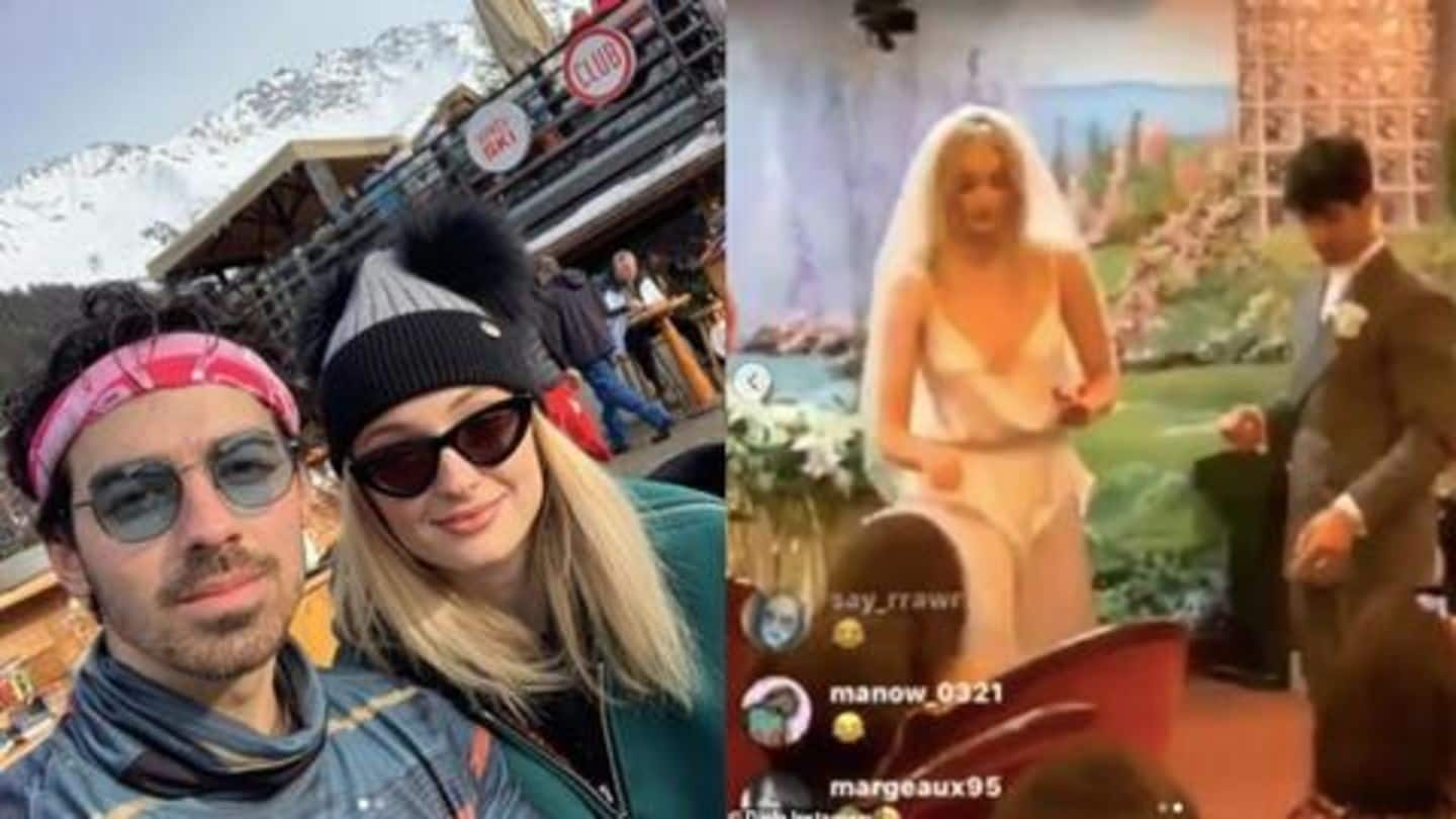 Sophie Turner marries beau Joe Jonas in surprise Vegas wedding