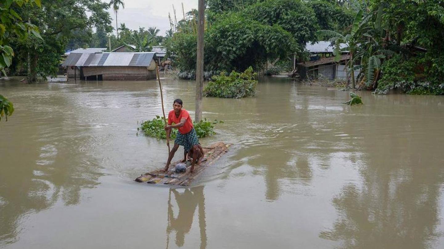 Assam floods: 2.7 million affected in 25 districts; 91 dead