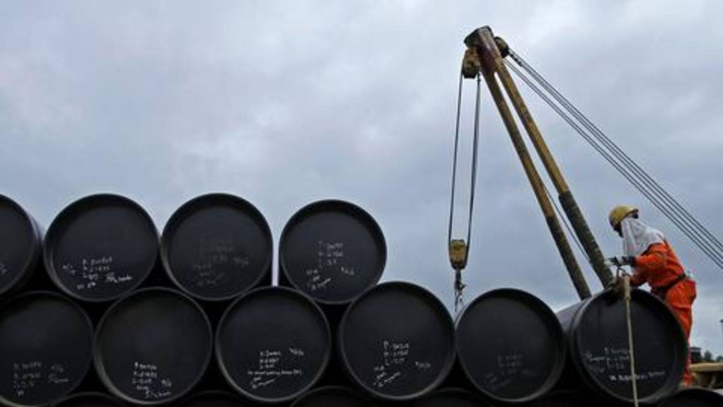 Global benchmark Brent crude plunged 25% Global benchmark Brent crude plunged 25%
