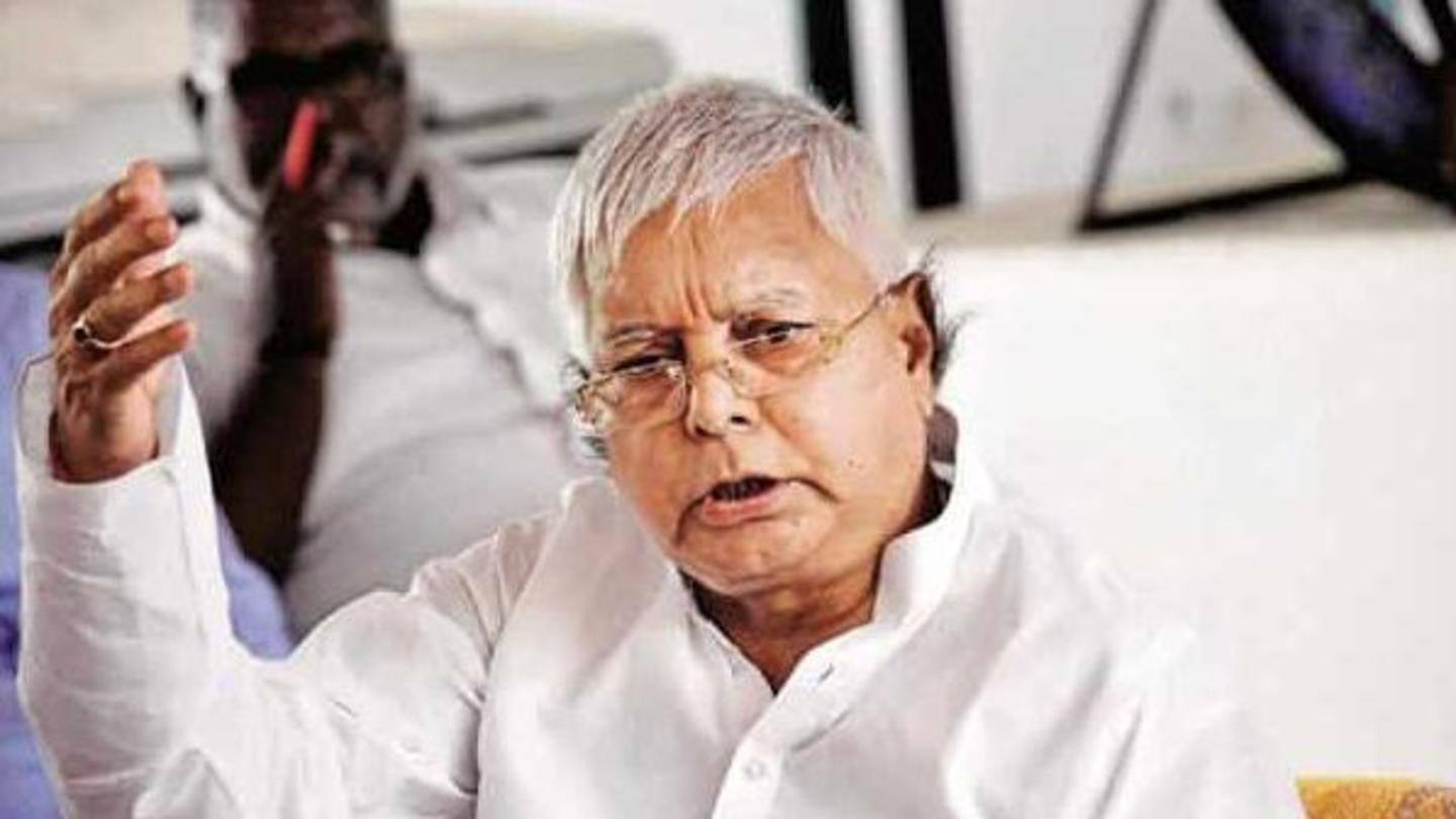 'I am speechless. I am sad,' says Lalu Prasad Yadav 'I am speechless. I am sad,' says Lalu Prasad Yadav