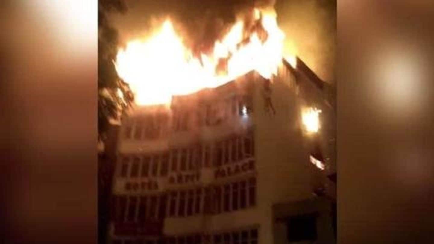 In February, fire at Hotel Arpit Palace killed 17 In February, fire at Hotel Arpit Palace killed 17