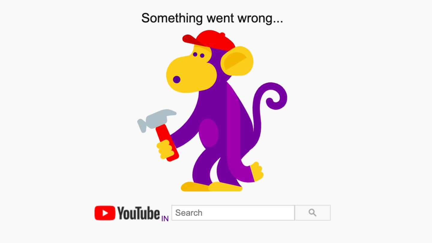 Team looking into outage, says YouTube Team looking into outage, says YouTube