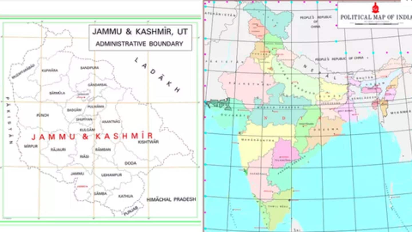 New map of India released; Ladakh, J&K boundaries updated
