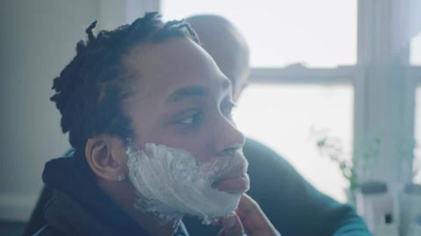 Father helps transgender son shave in emotional new Gillette ad