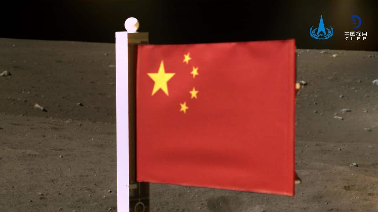 China second after US to plant flag on moon