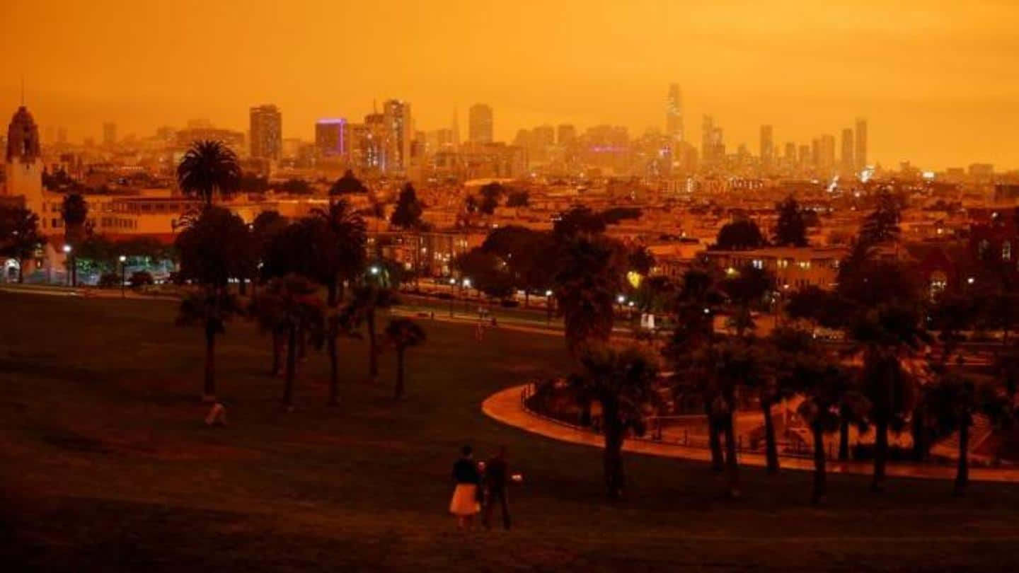 California wildfires leave 3 dead; smoke turns skies orange