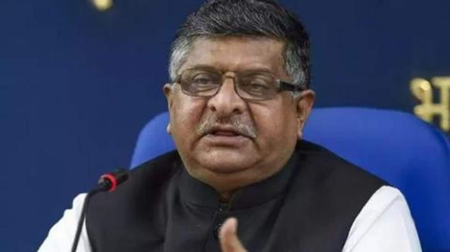 Union Minister Ravi Shankar Prasad withdraws 'no economic slowdown' comment