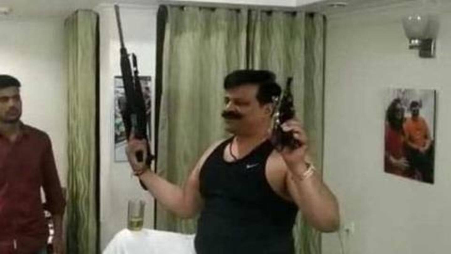 Gun-toting BJP MLA expelled for 6 years over viral video