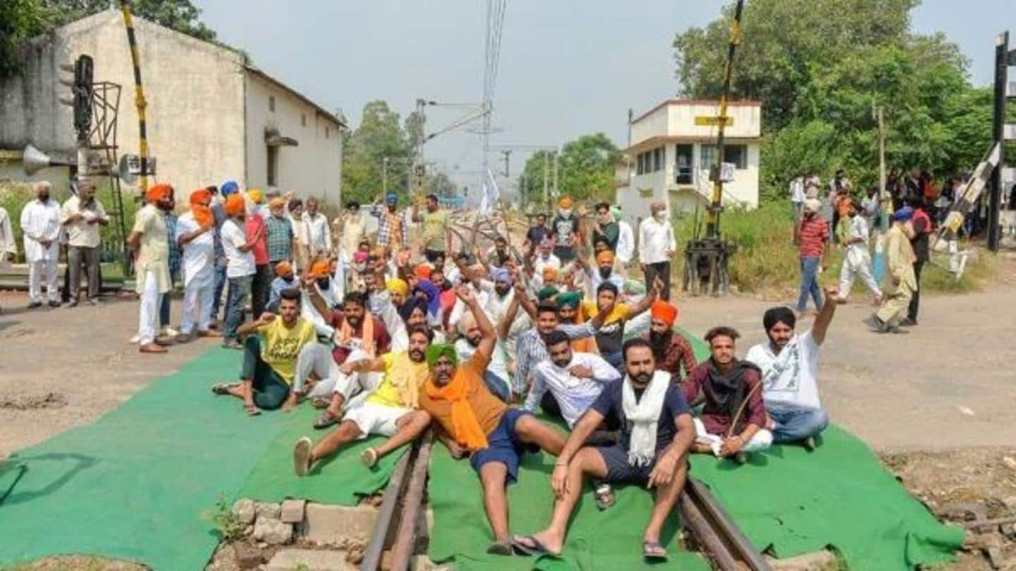 Punjab farmers to temporarily lift train blockade from Monday