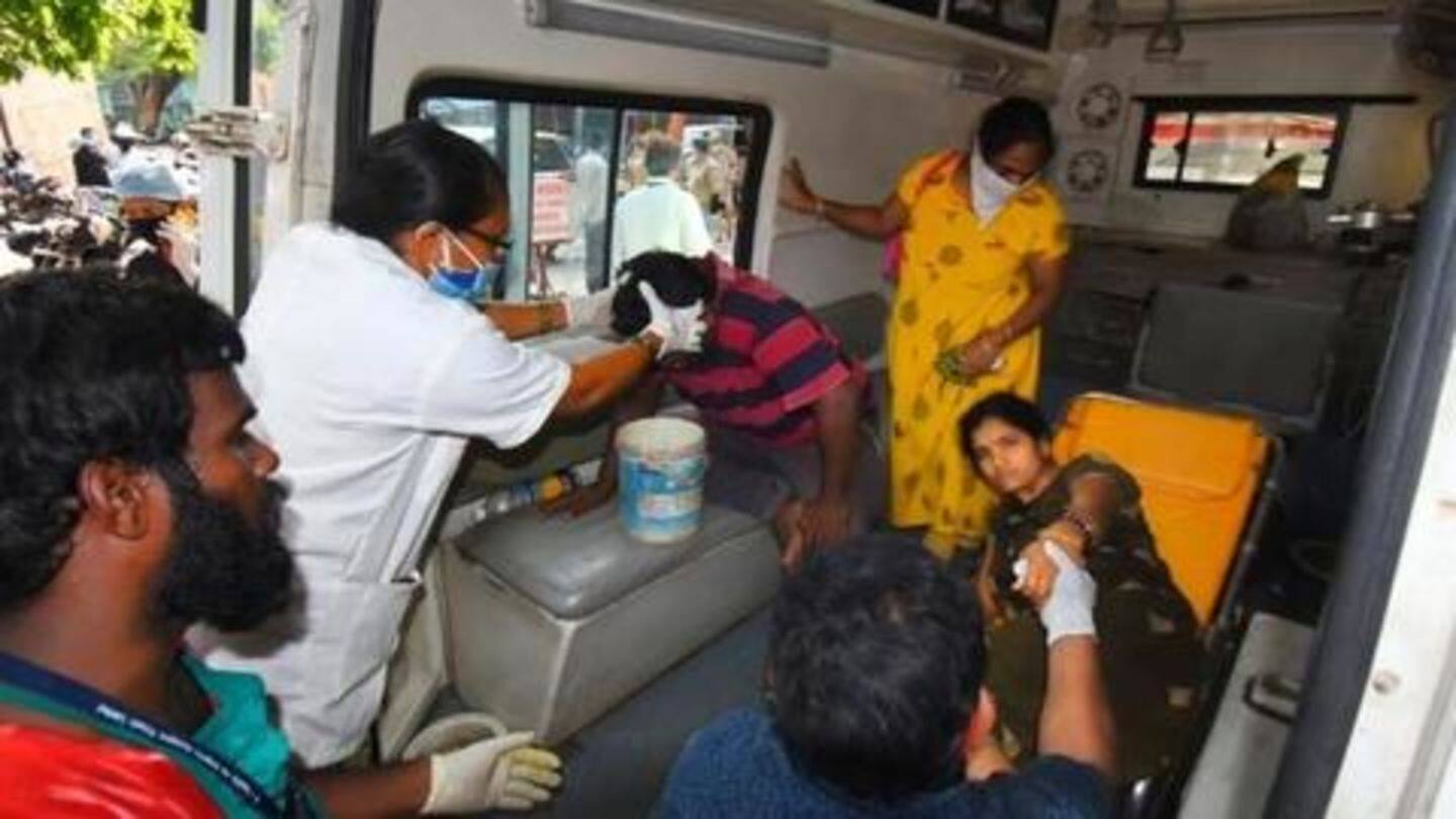 Leak stopped; affected persons admitted to hospitals Leak stopped; affected persons admitted to hospitals