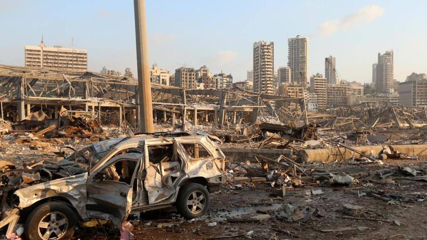 August blast caused by ammonium nitrate stockpile August blast caused by ammonium nitrate stockpile