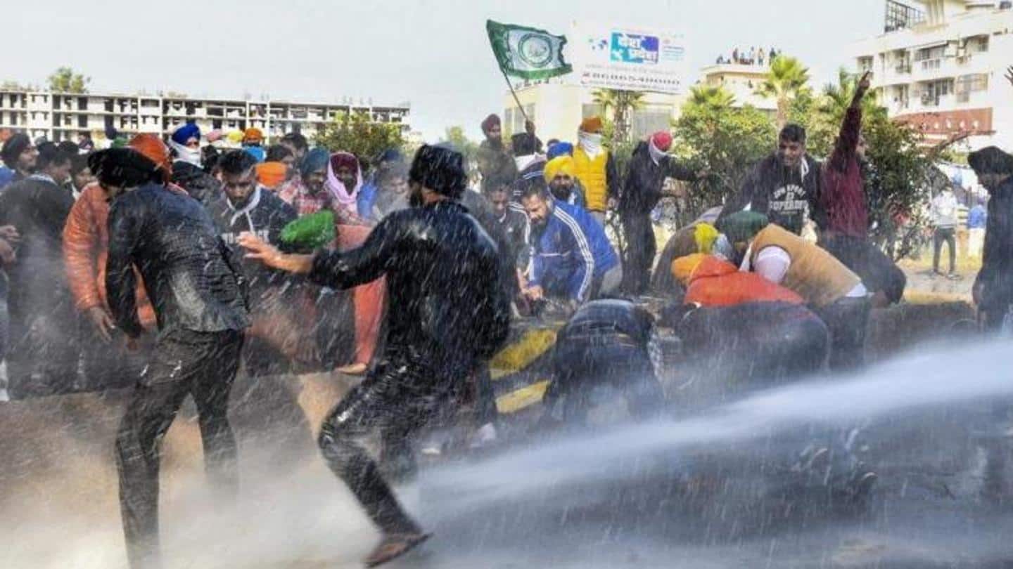 Farmers continue 'Delhi Chalo' protest, braving teargas, water cannons
